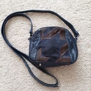 L.A.M.B tolman houndstooth crossbody bag